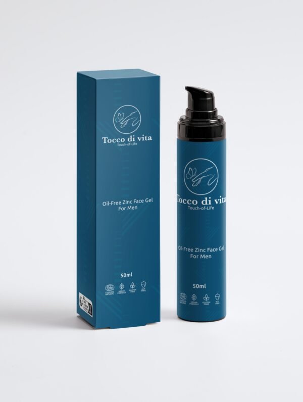 Oil-Free Zinc Face Gel for Men